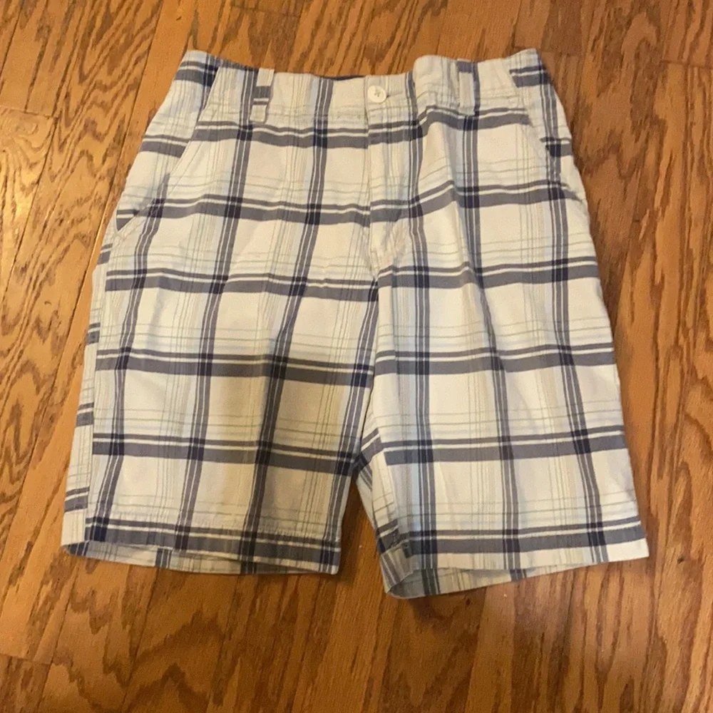 Aeropostale Men’s Plaid Flat Front Shorts 30 - Picture 1 of 8